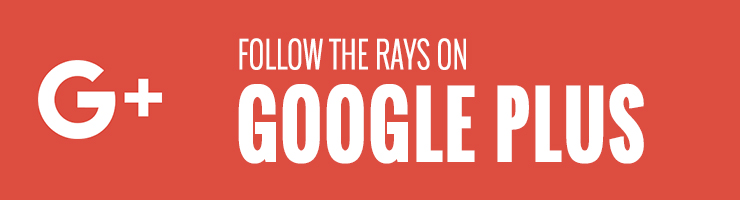 Follow the Rays on Google Plus