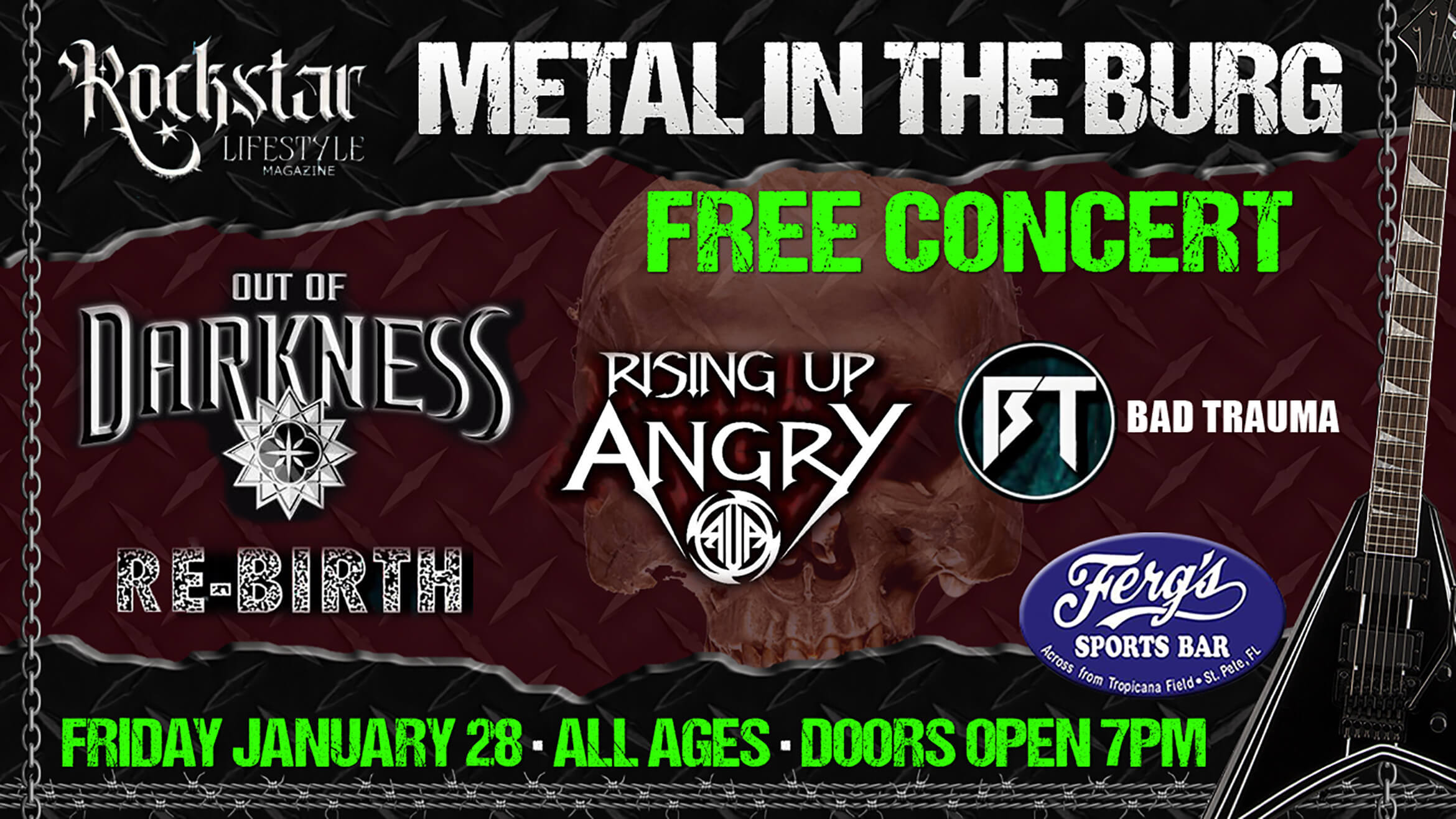 Metal in the Burg FREE Concert - January 28th, 2022